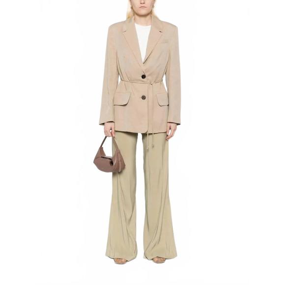 NEW BY MALENE BIRGER hilao single-breasted blazer in tehina